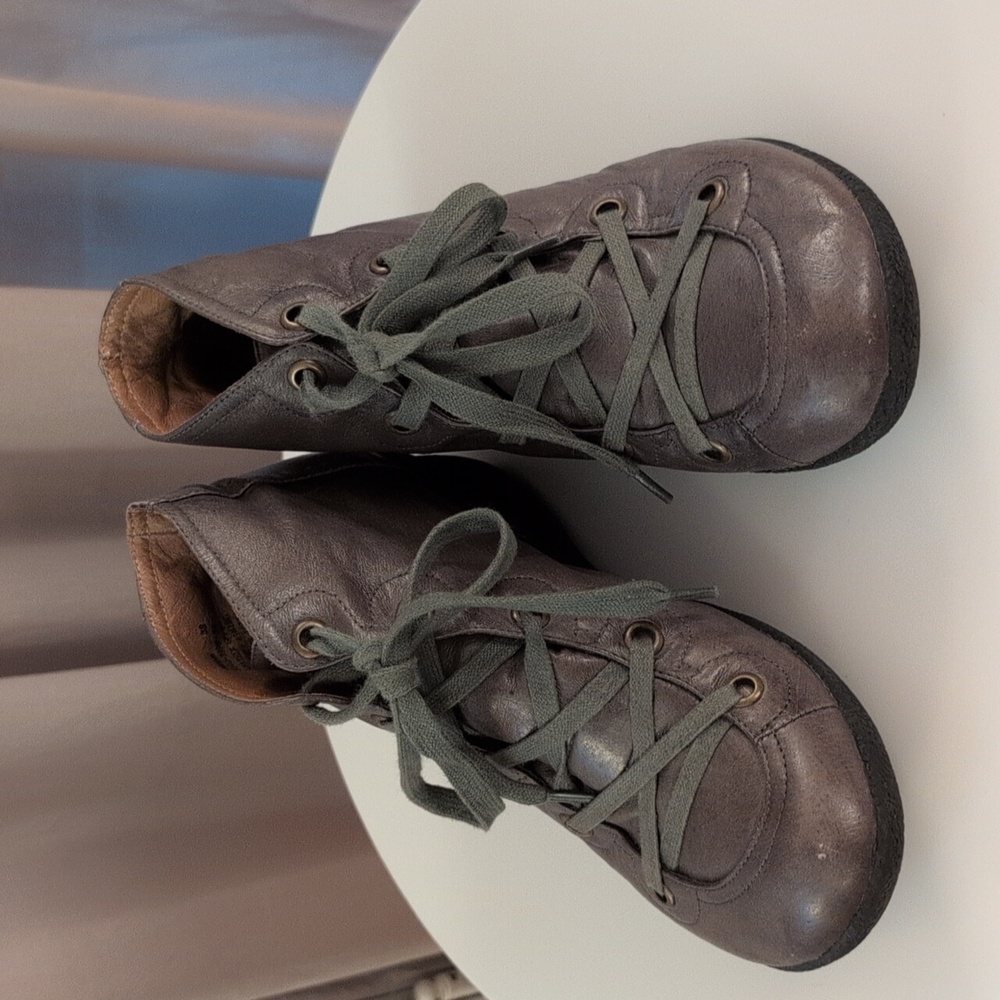 Miz Mooz Lace Up Oberon Ankle Boots Booties US 7.5